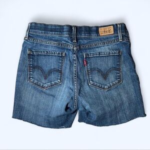 Levi's Classic Blue Jean Denim Cutoff Shorts